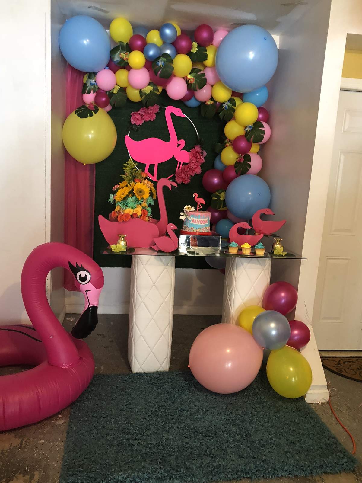 Alyssa’s birthday  - Flamingos