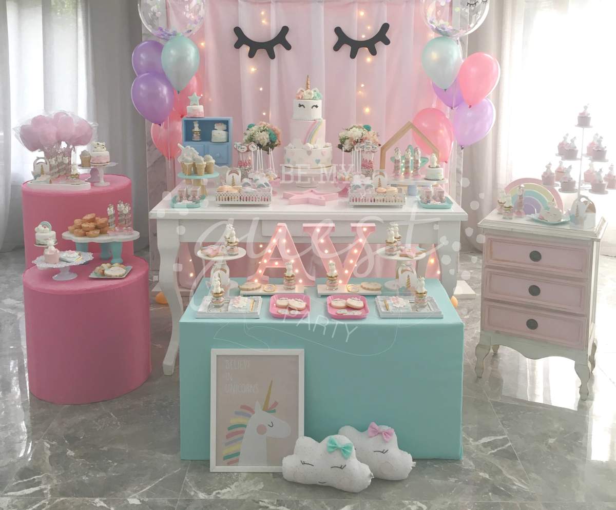 Cumple Ana Valentina - Unicorn