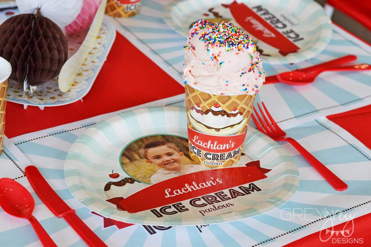 Ice Cream Birthday Party Ideas Photo 1 of 98 Catch My Party