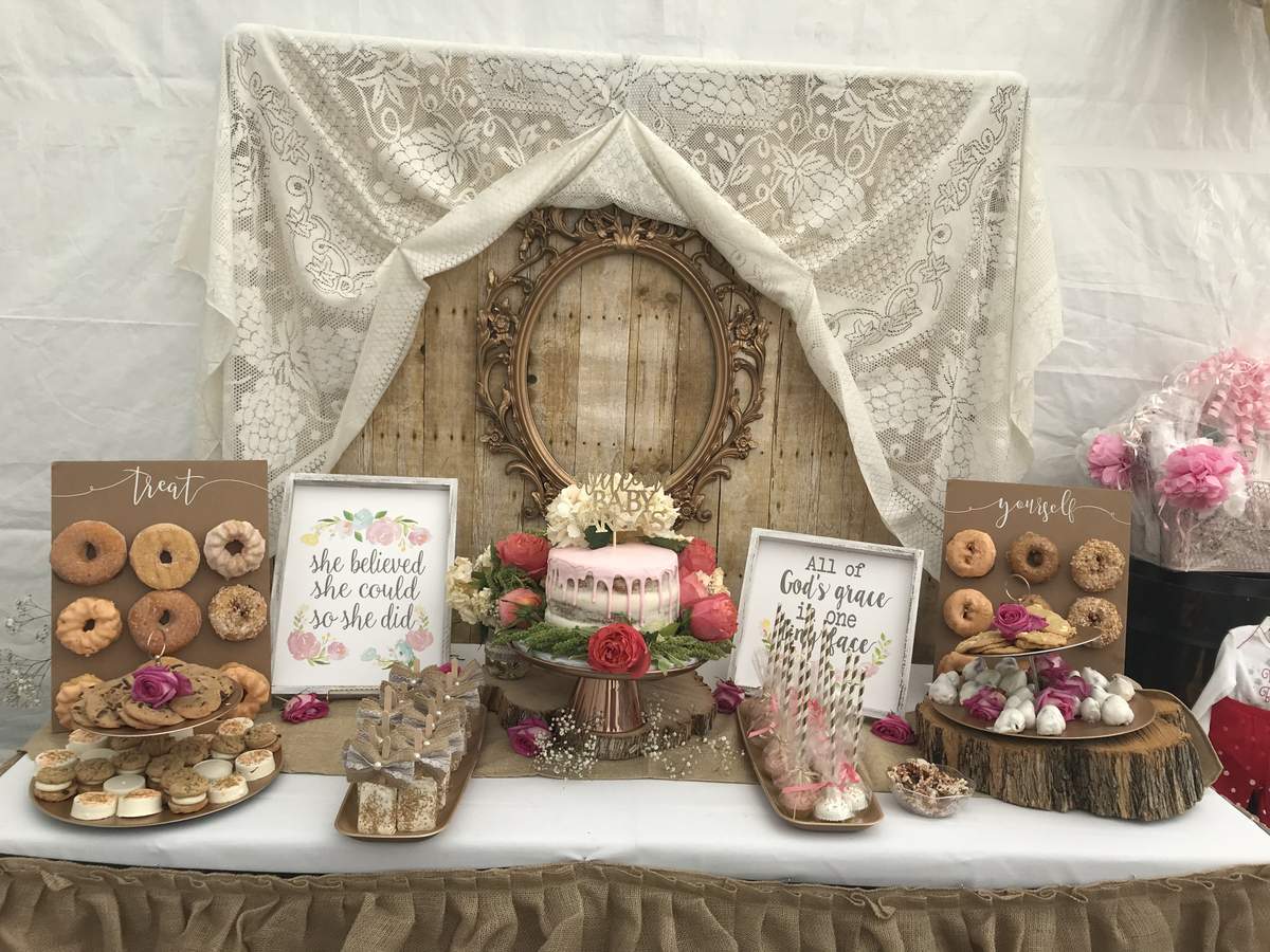 Welcoming Baby Vargas  - Rustic shower 