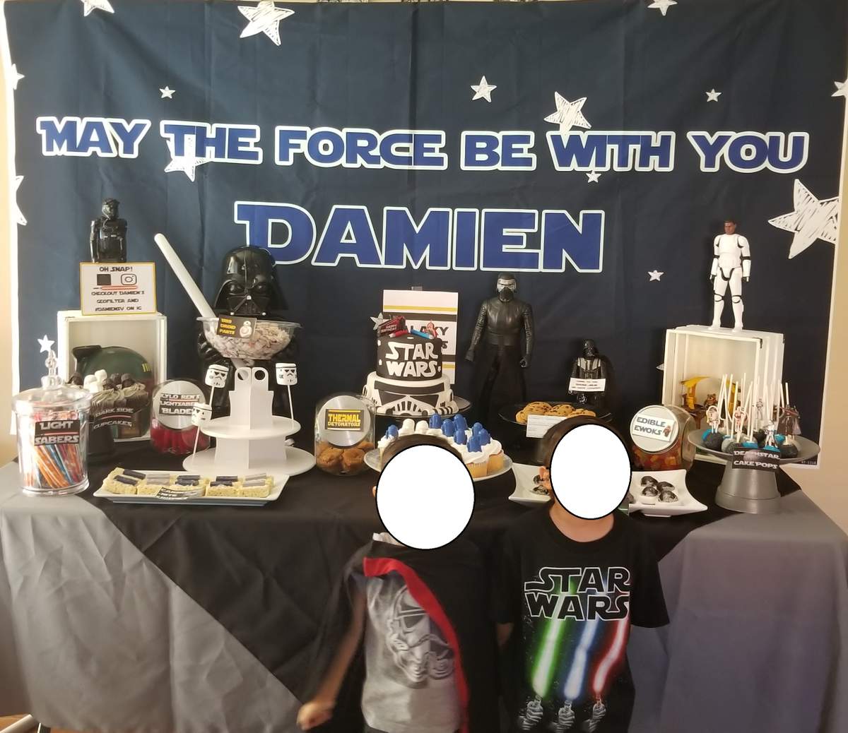 Revenge of the Fifth birthday party - Star Wars