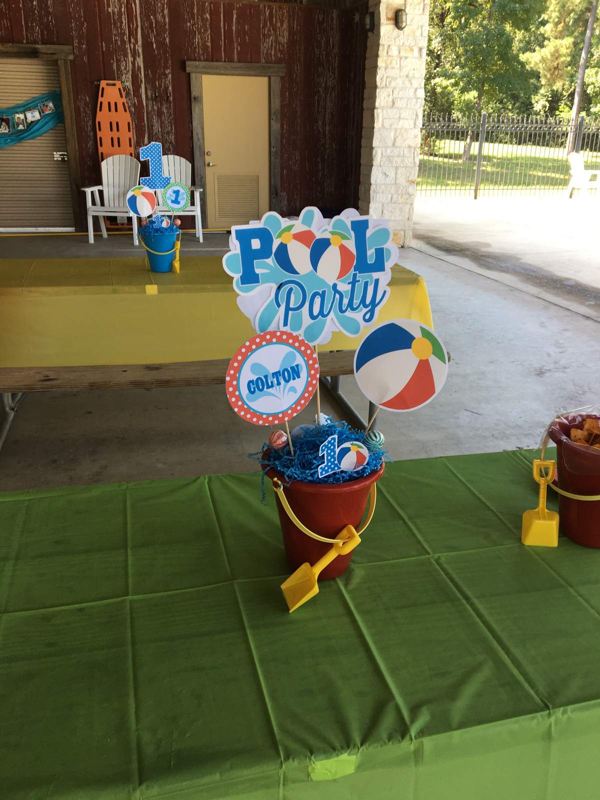 Beach Ball/pool party Birthday Party Ideas Photo 6 of 21 Catch My Party