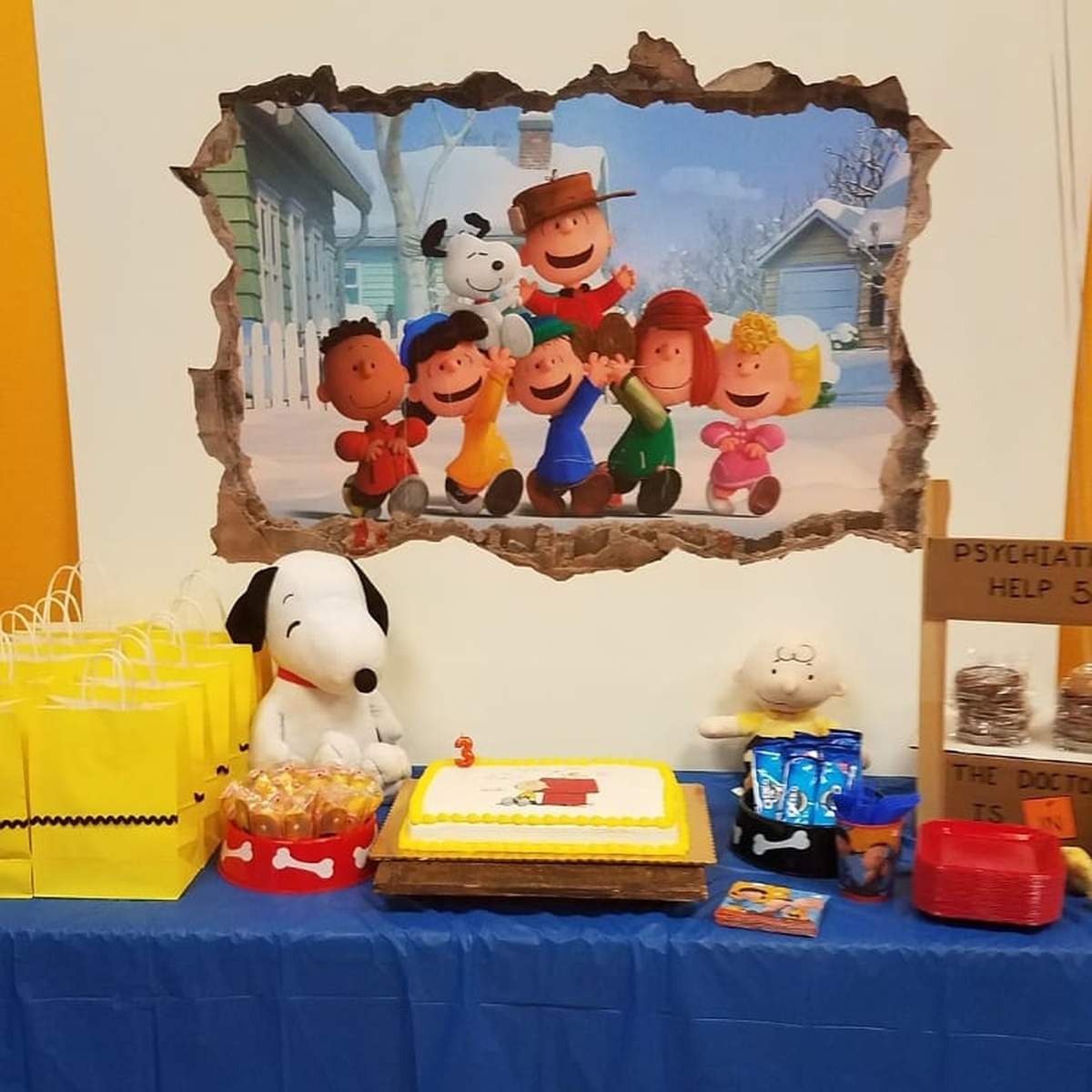 Jaylen's Charlie Brown 3rd birthday party - Charlie Brown 