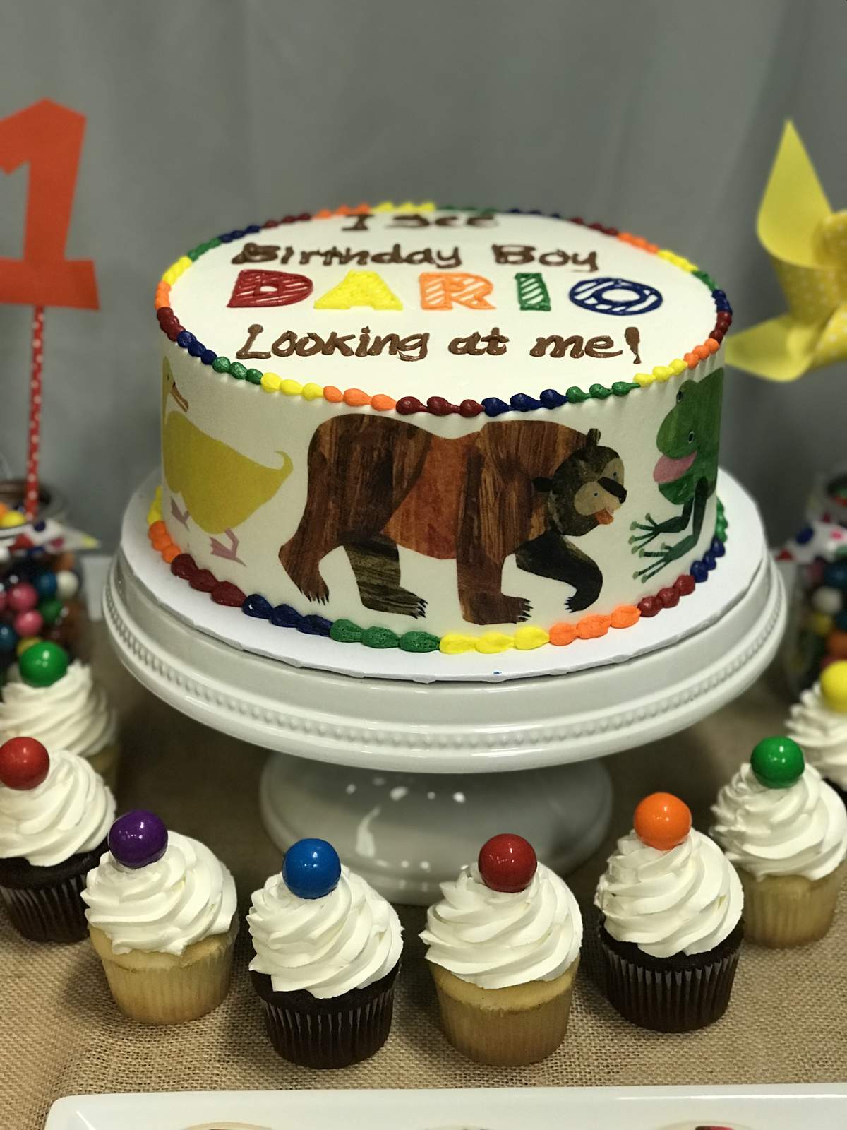 I See a Birthday Boy Looking at Me - Brown Bear, Brown Bear, What Do You See?