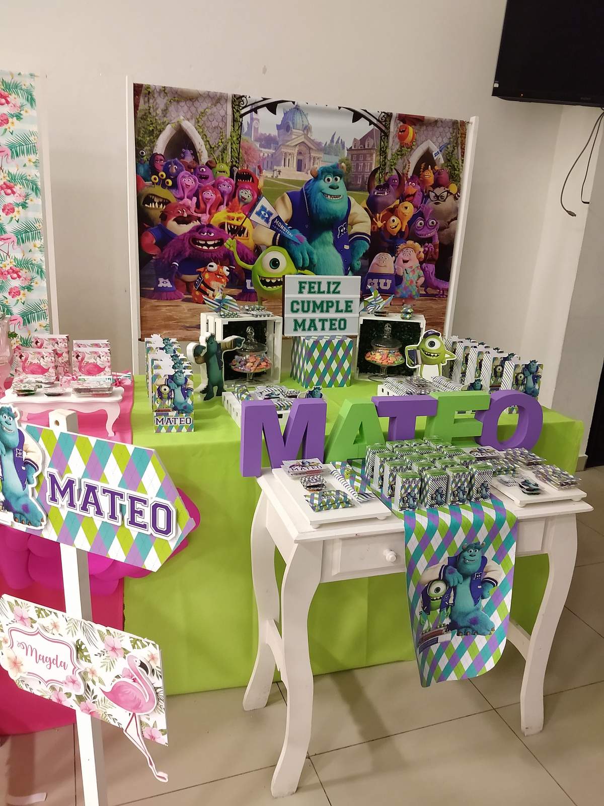 Monsters University party - Monsters Inc.