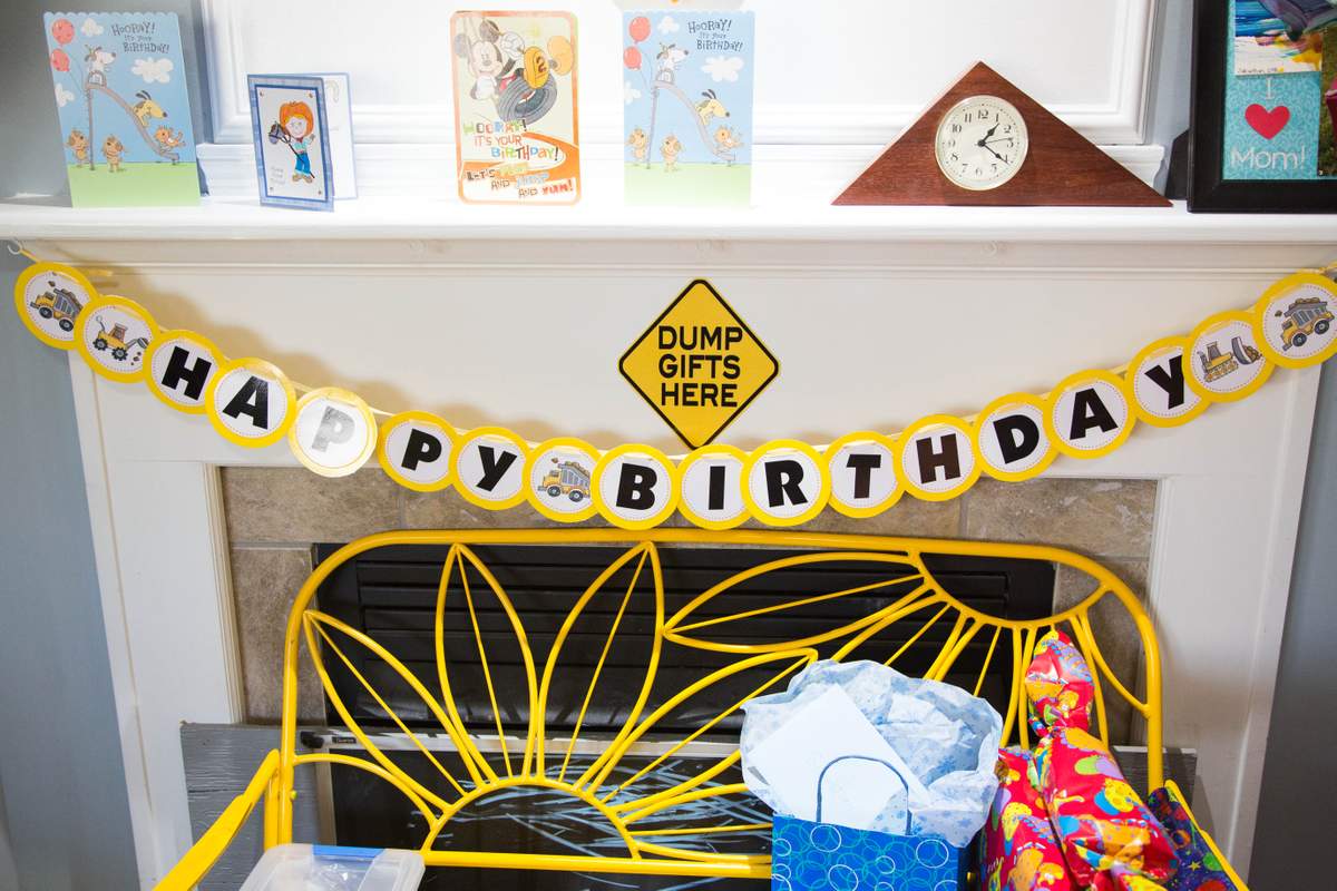 Construction Theme Birthday Party Ideas Photo 7 Of 16 Catch My