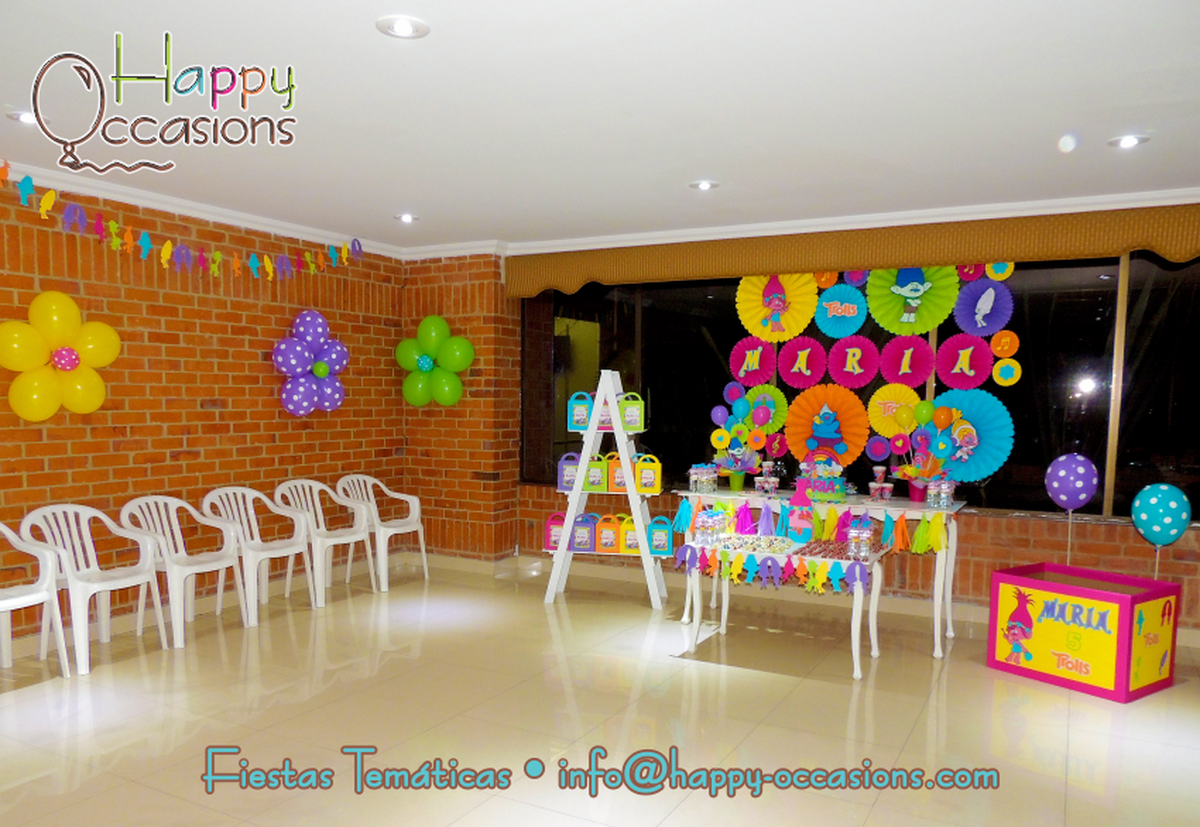 Maria's Trolls 5th Birthday Party - Trolls
