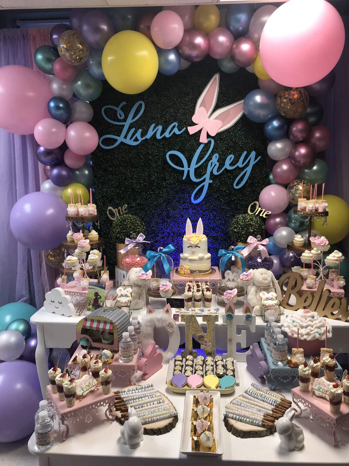 Bunnies Rabbits Birthday Party Ideas Photo 2 Of 26 Catch My