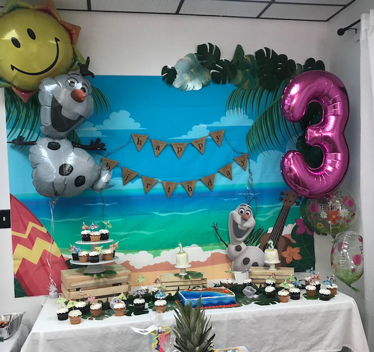 Olaf in the Summer / Birthday "Giggles and Fun Indoor Playground