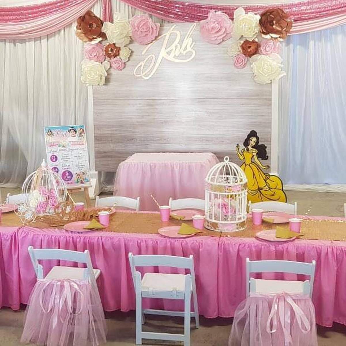 Princess birthday party - Disney Princesses 