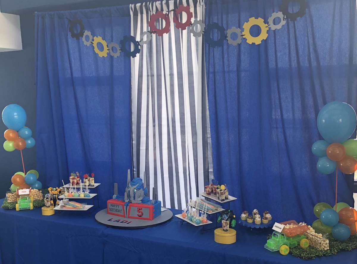 Rescue Bots birthday party - None
