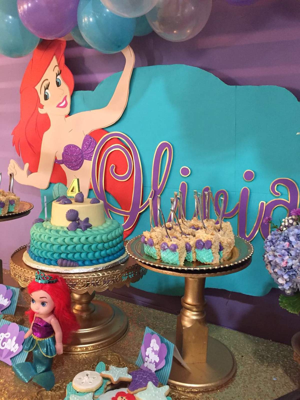 Olivia’s mermaid party  - Mermaid