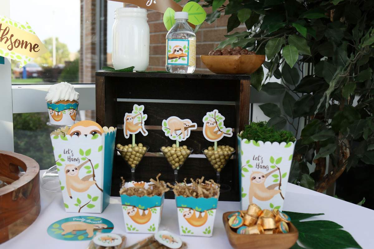 Sloth Birthday Party Ideas | Photo 5 of 16 | Catch My Party