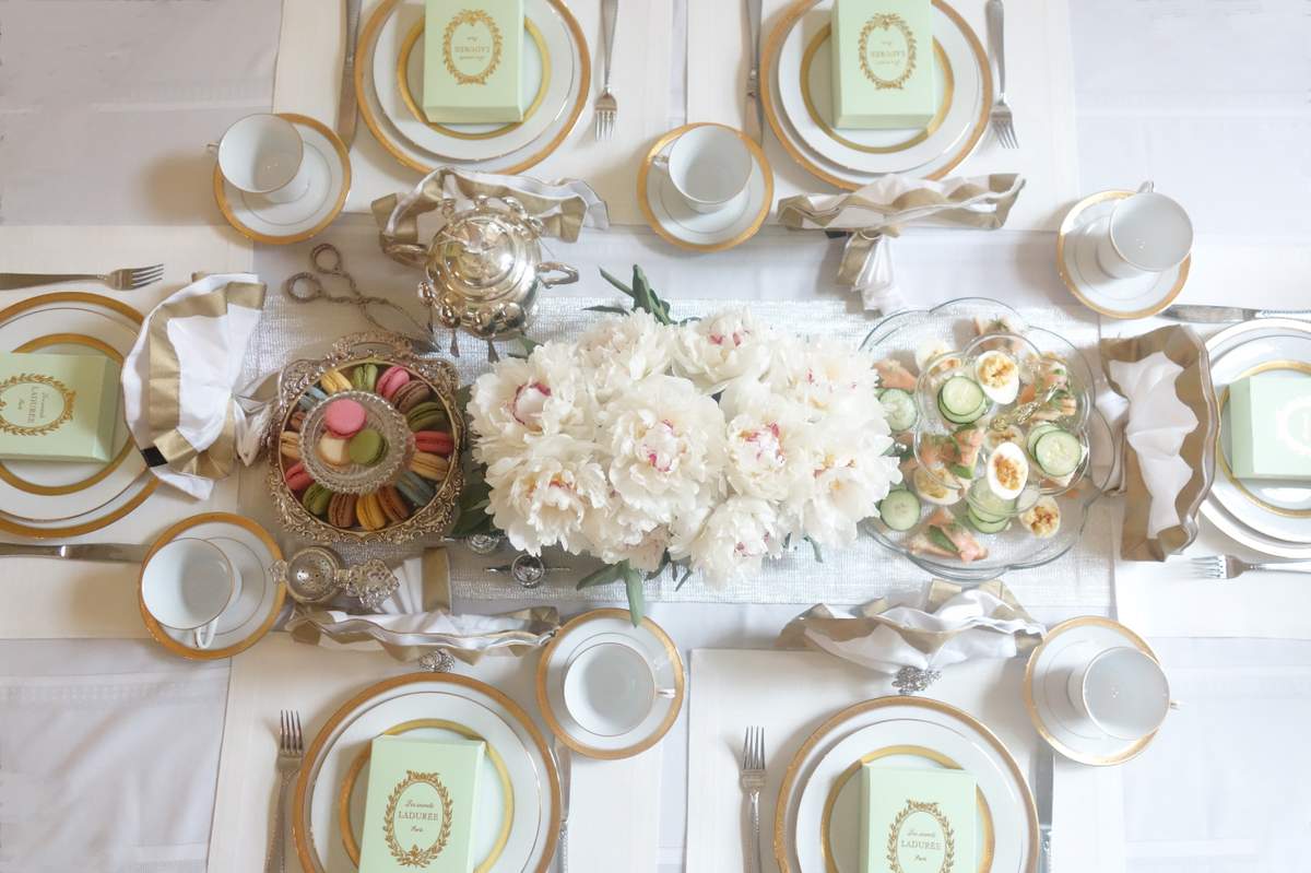 Laduree Inspired Tea Party - Laduree