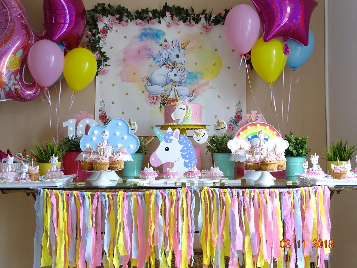 Unicorn birthday party - Unicorn