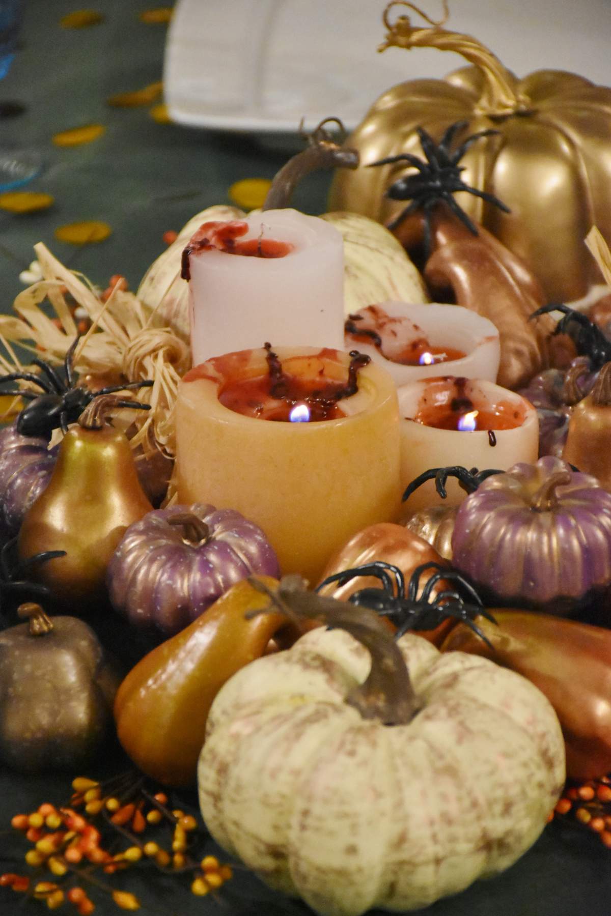 Spiders and pumpkins Halloween party - Halloween