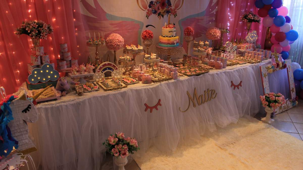 Cumpleaños infantil  - Unicorn