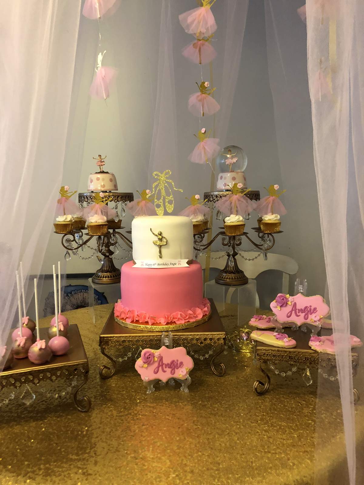 Angie’s Ballerina birthday party - Ballerina