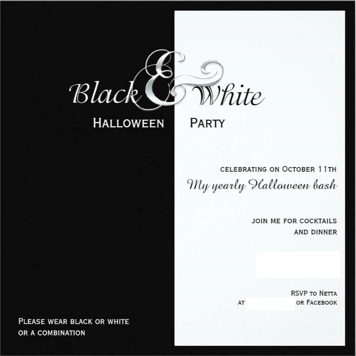 Black and White pre-Halloween - None