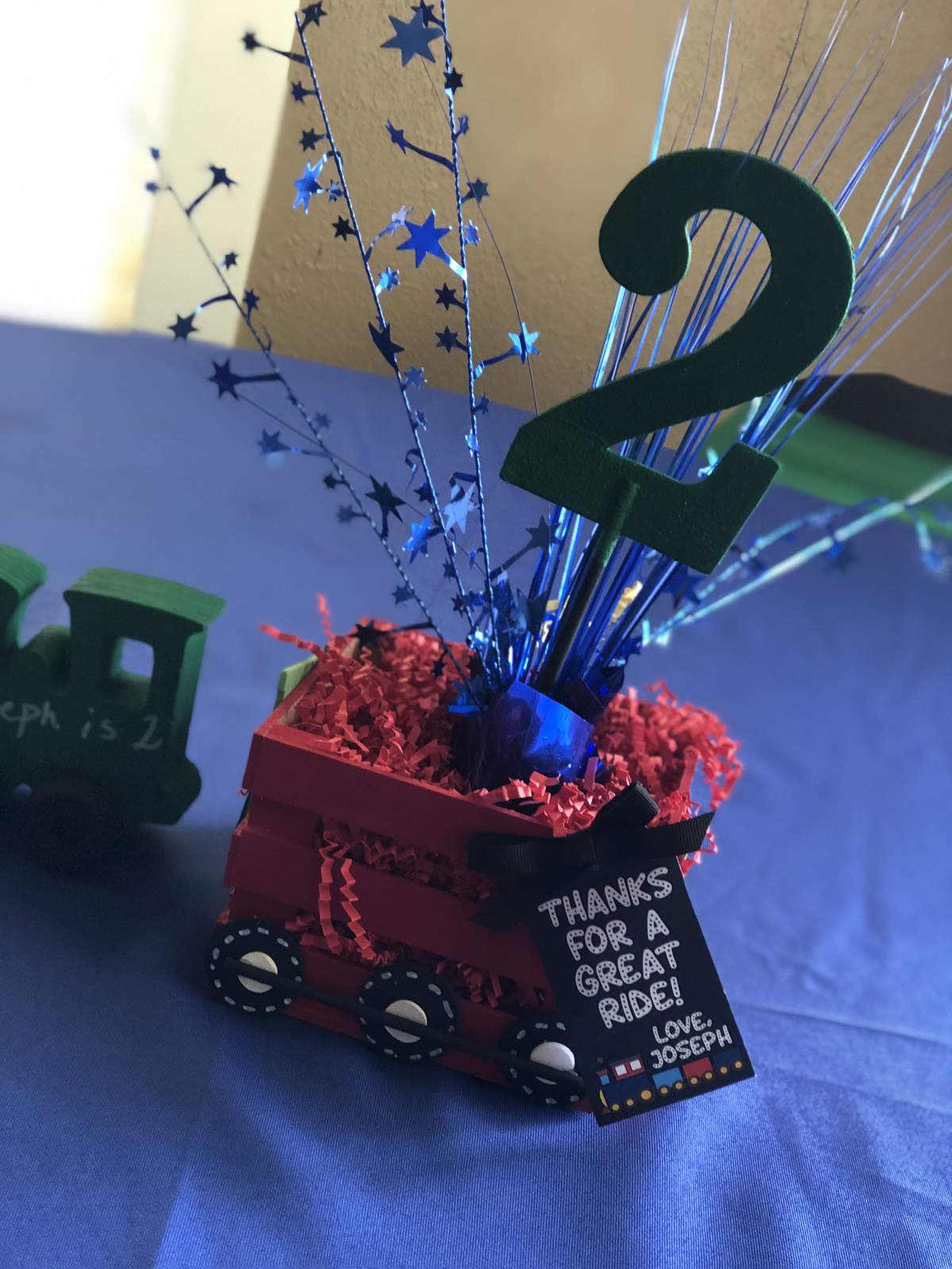 JoJo’s Train themed 2nd birthday party - All Aboard