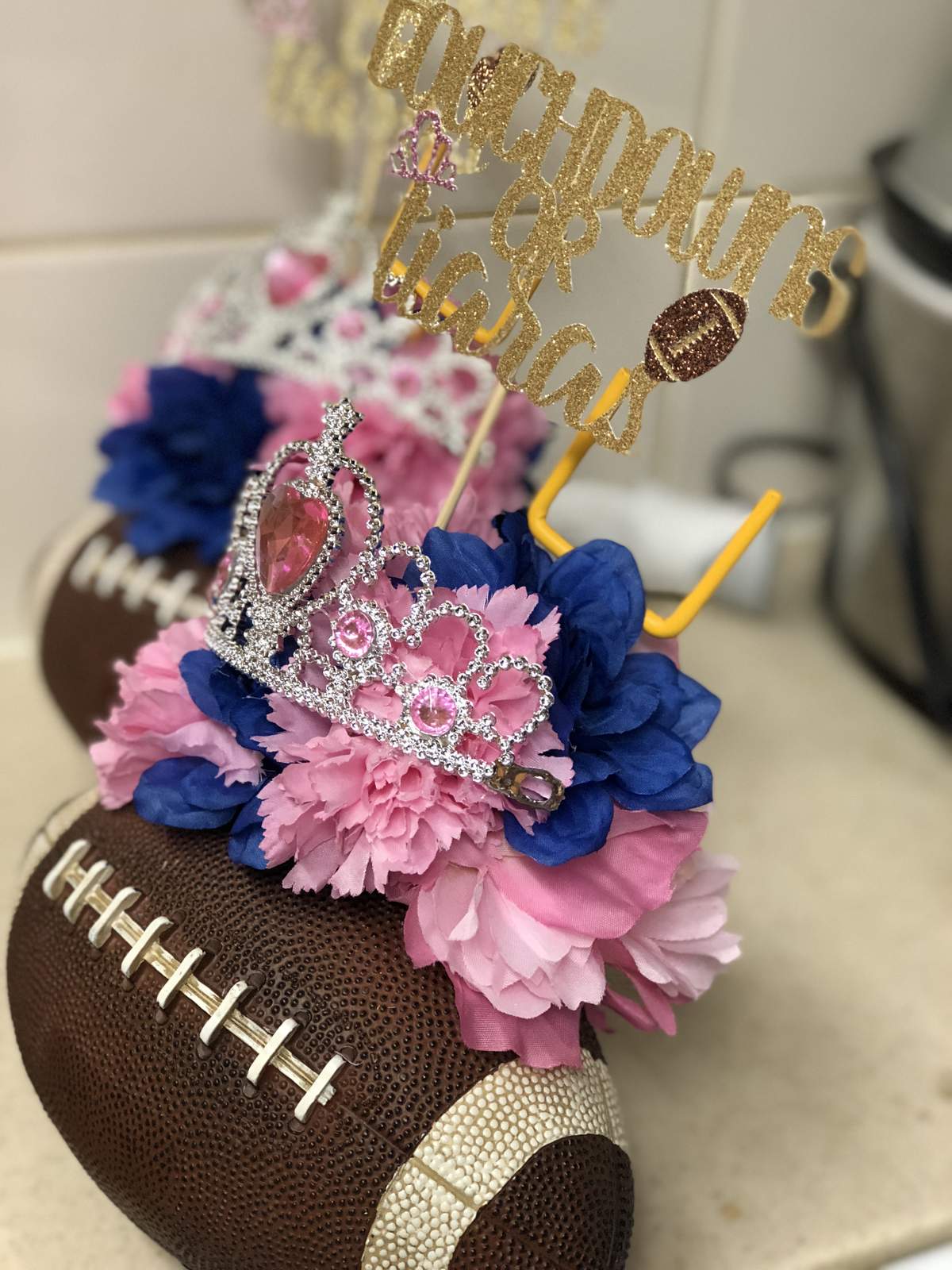 Touchdowns or Tiaras Gender Reveal - Touchdown or Tiaras 