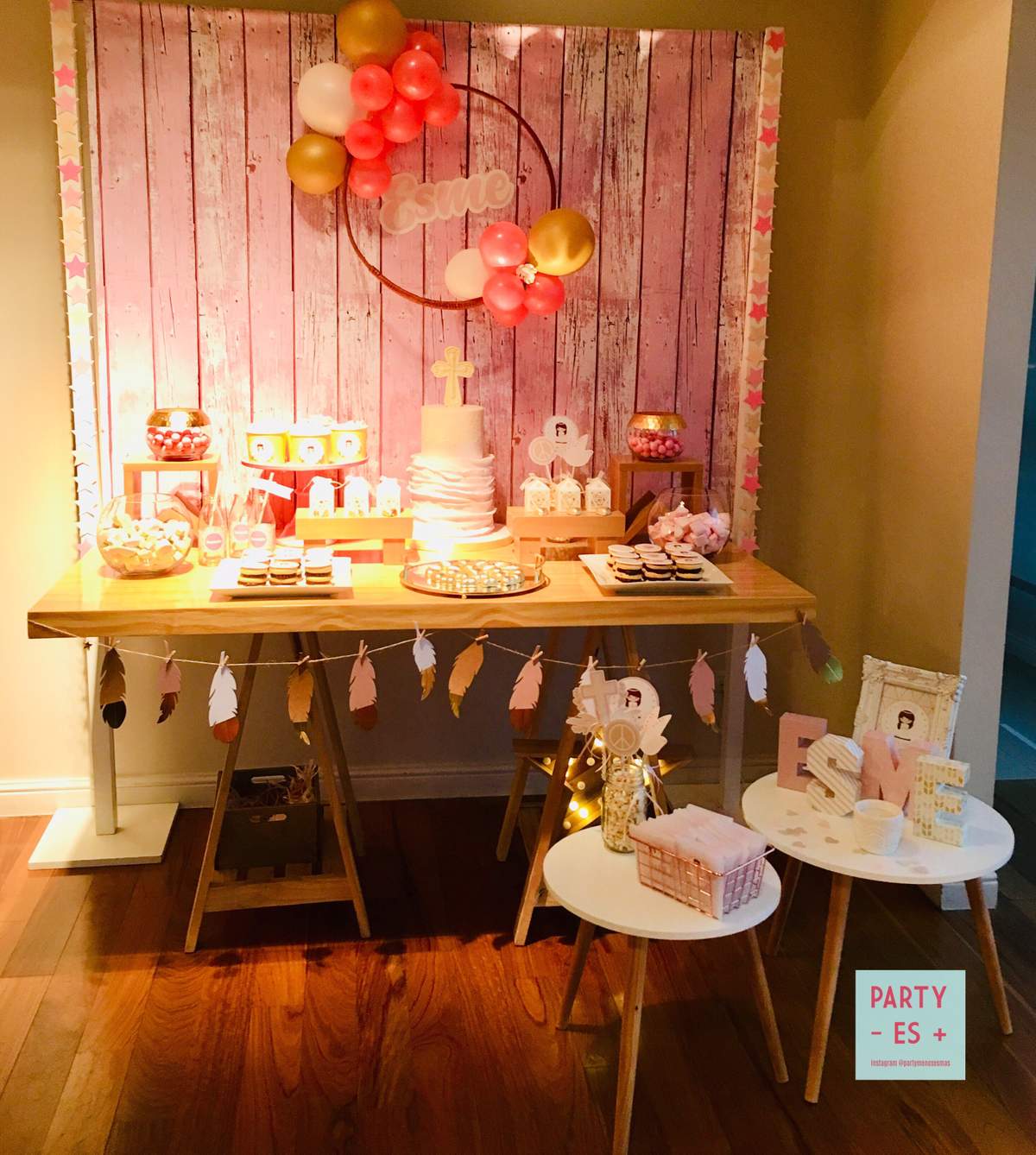 First Communion birthday party - Mi primera comunión para Esme 