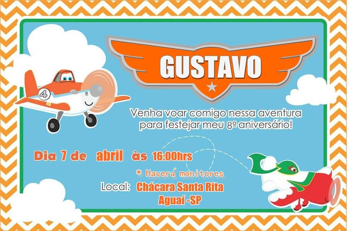 Gustavo's Airplanes Birthday Party - Disney Aircraft Theme