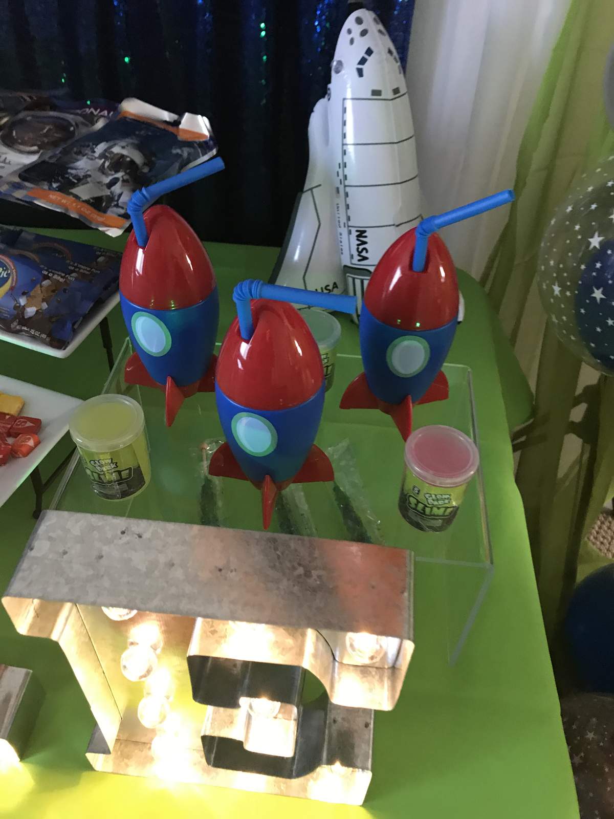 Astronauts / Space Birthday Party Ideas Photo 8 of 39 Catch My Party