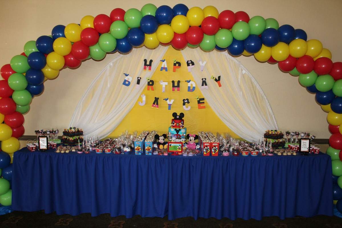 Jayce's 1st Birthday 2016 (Mickey Mouse Clubhouse) - Mickey Mouse Clubhouse 