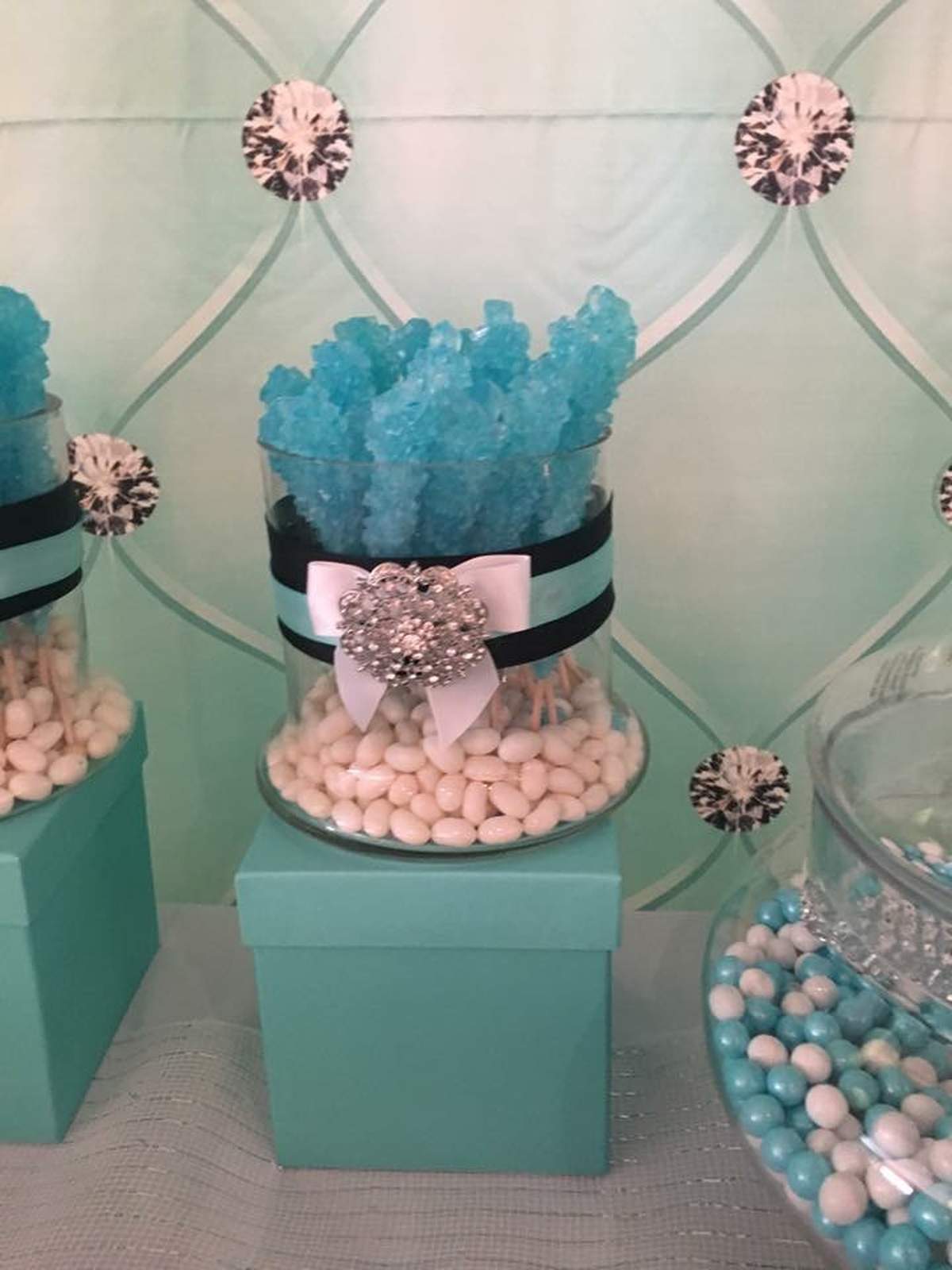 Tiffany & Co. Baptism Party Ideas Photo 20 of 21 Catch My Party