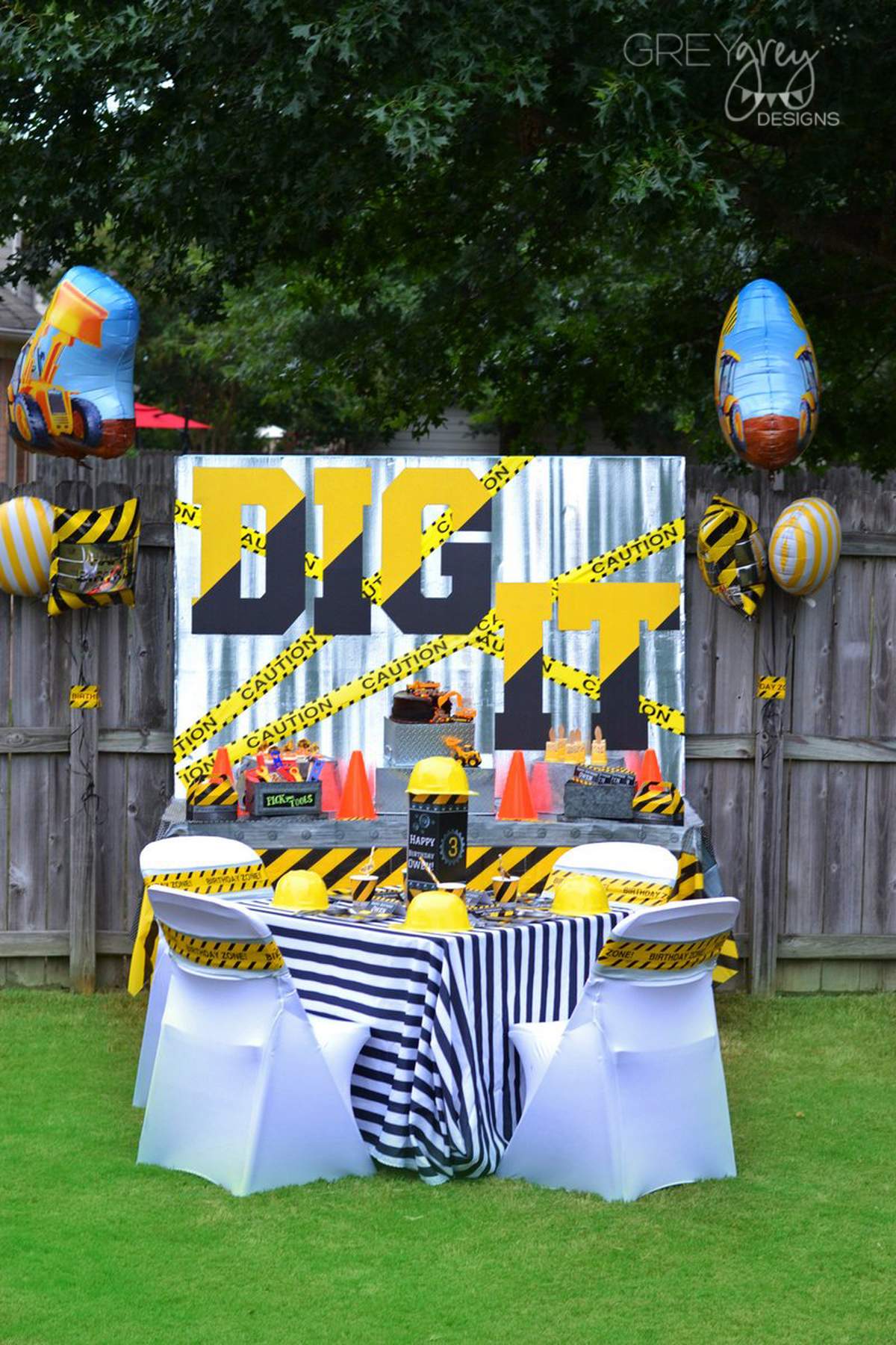 Construction Birthday Party Ideas Photo 7 Of 63 Catch My Party