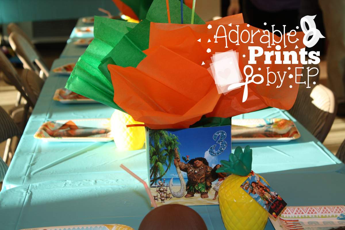 Moana birthday party - Moana 