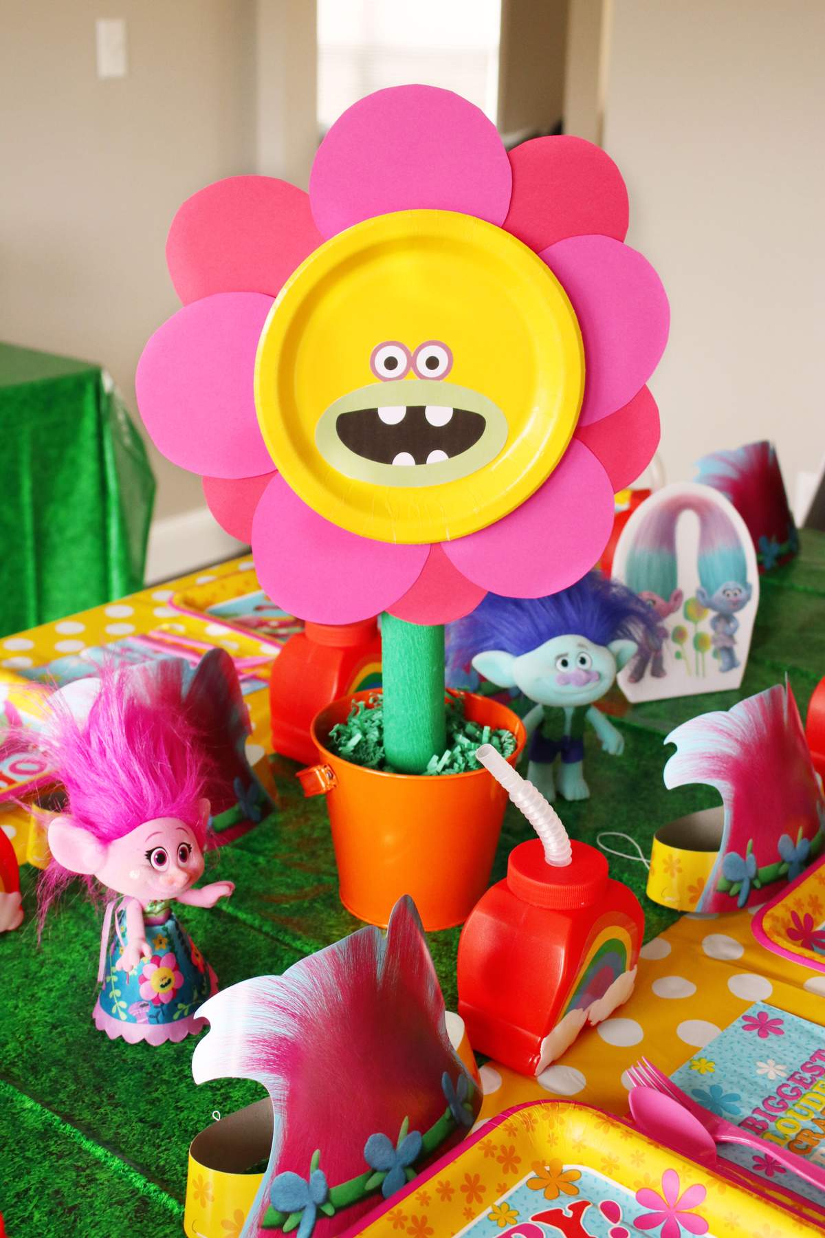 Trolls Birthday Party Ideas Photo 8 of 13 Catch My Party