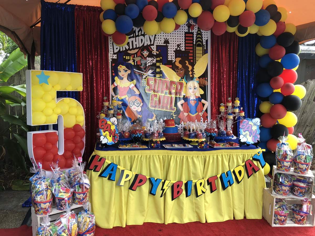 Semaj’s Superhero girl Party  - Superheroes