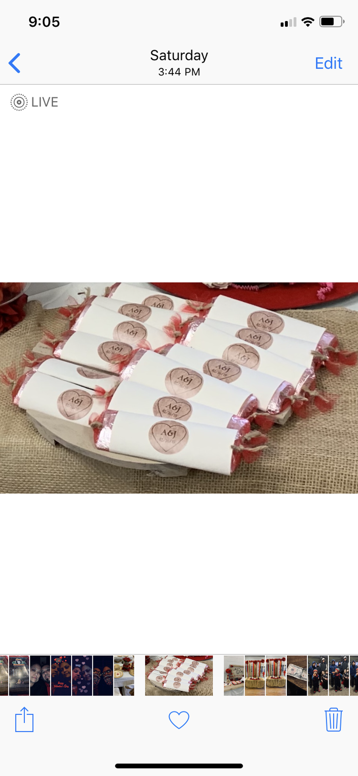 Mrs.& Mr. Luna - Rustic Red & Gold