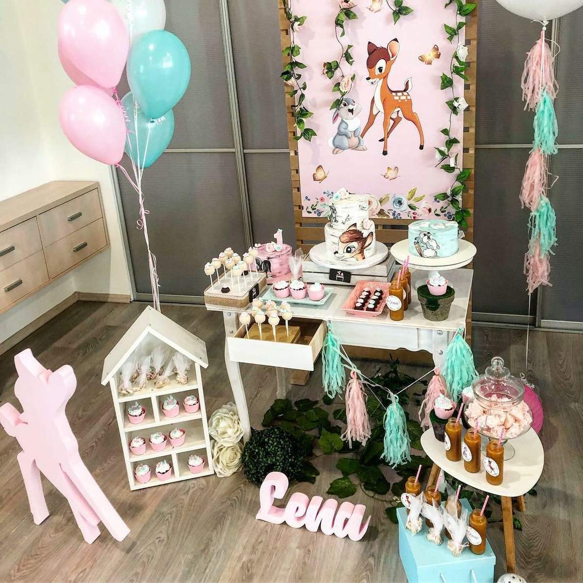 Lena's Bamb 1st birthday party  - Bambi 