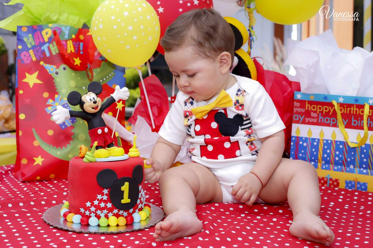 Emiliano's 1st birthday party - Mickey Mouse