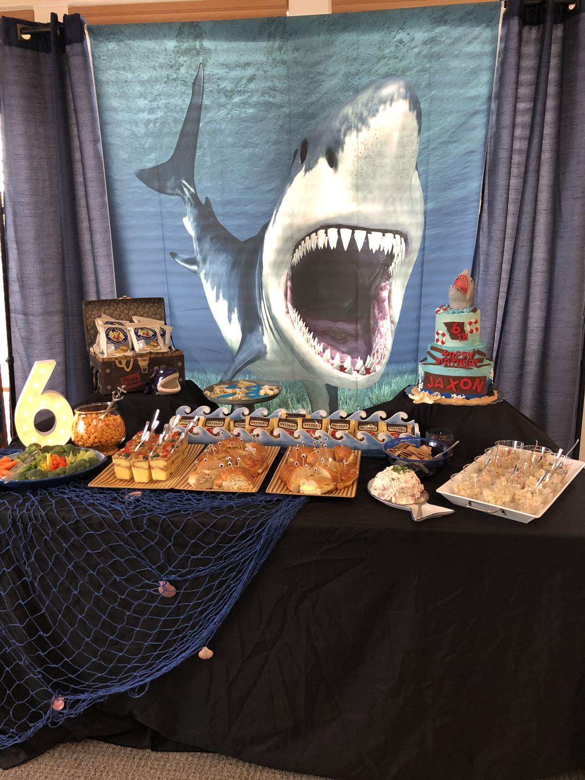 Shark Attack Birthday Party - SHARKS