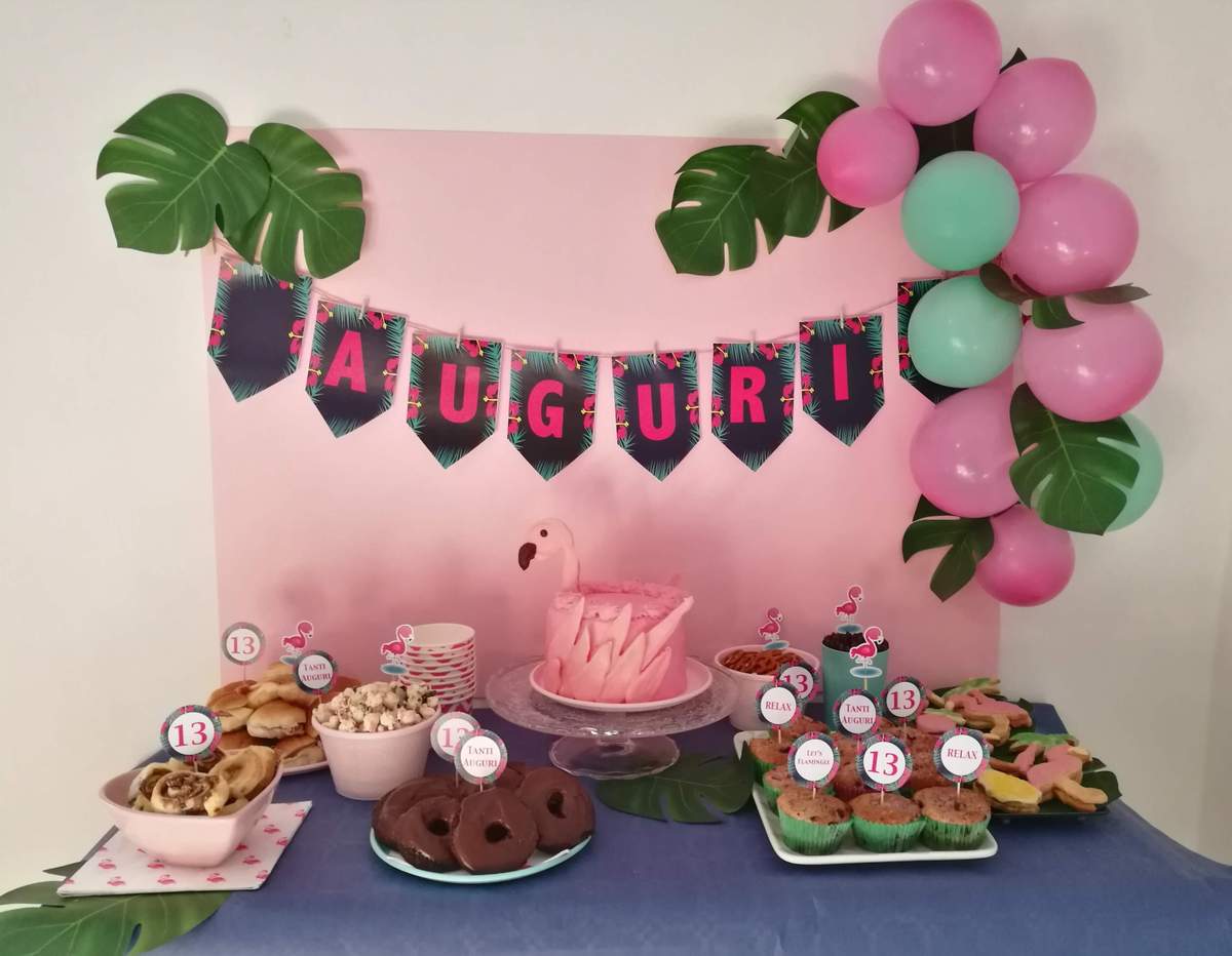 Tropical Spa Party - Flamingo Spa Party