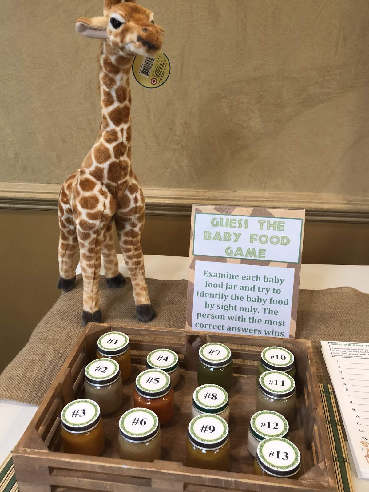 Giraffe Baby Shower Party Ideas Photo 10 of 46 Catch My Party