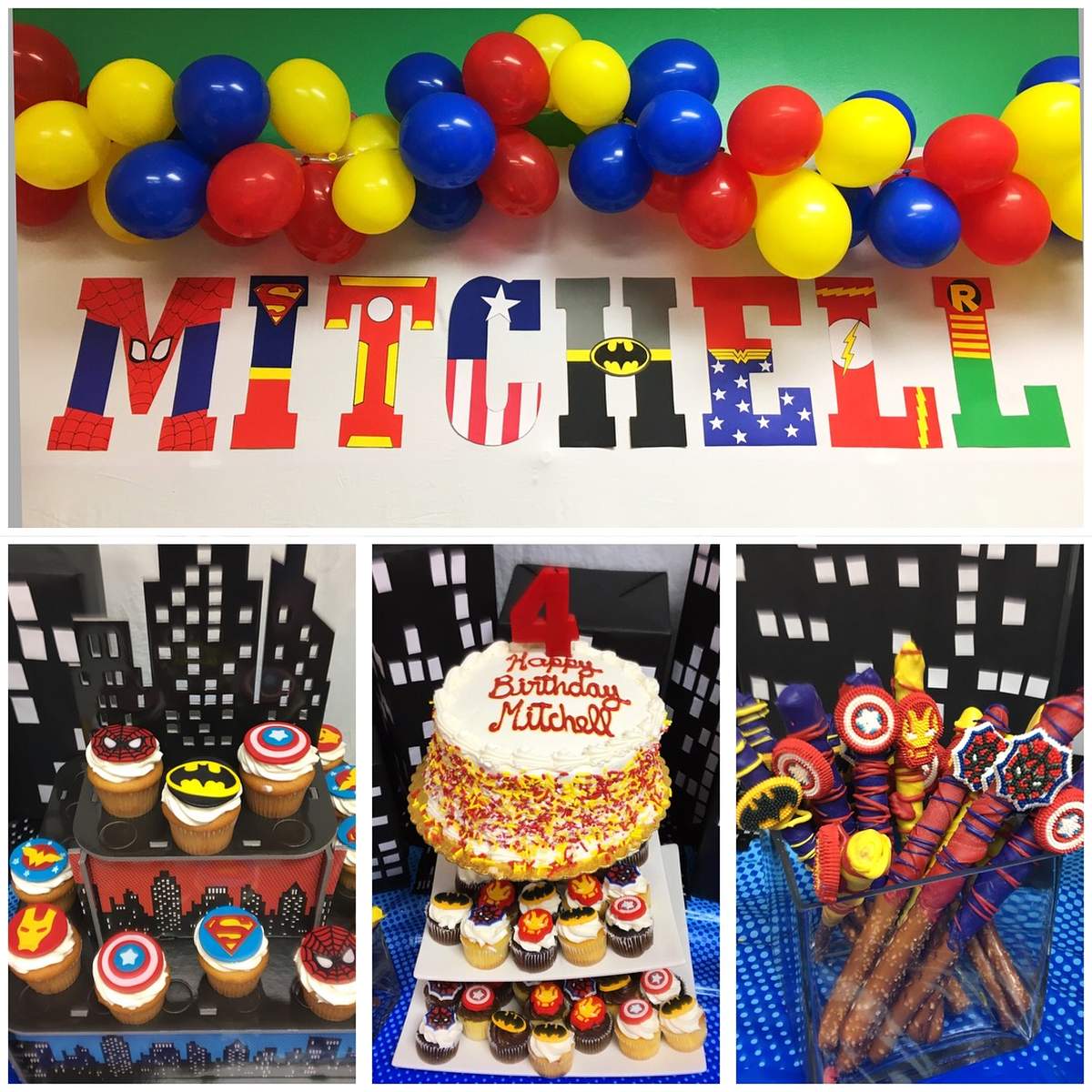 Mitchell’s SUPER 4th Birthday - Superheroes