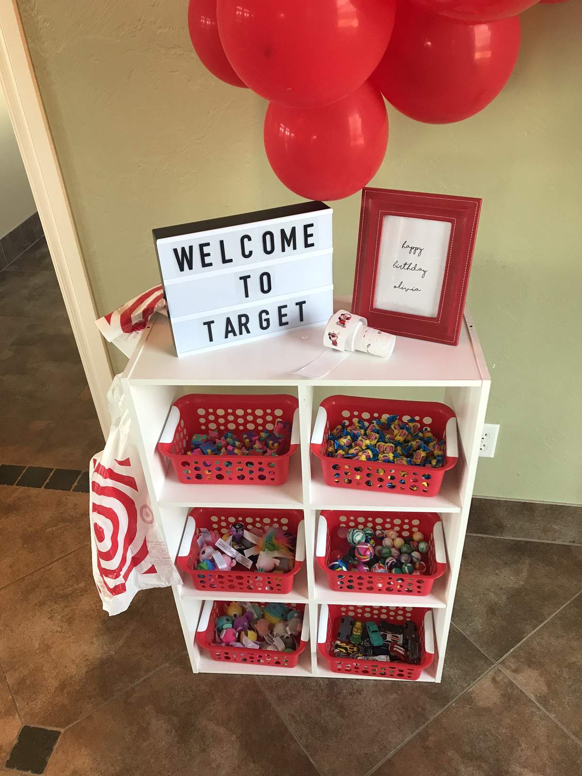 Target Themed Birthday Party Ideas Photo 7 of 16 Catch My Party