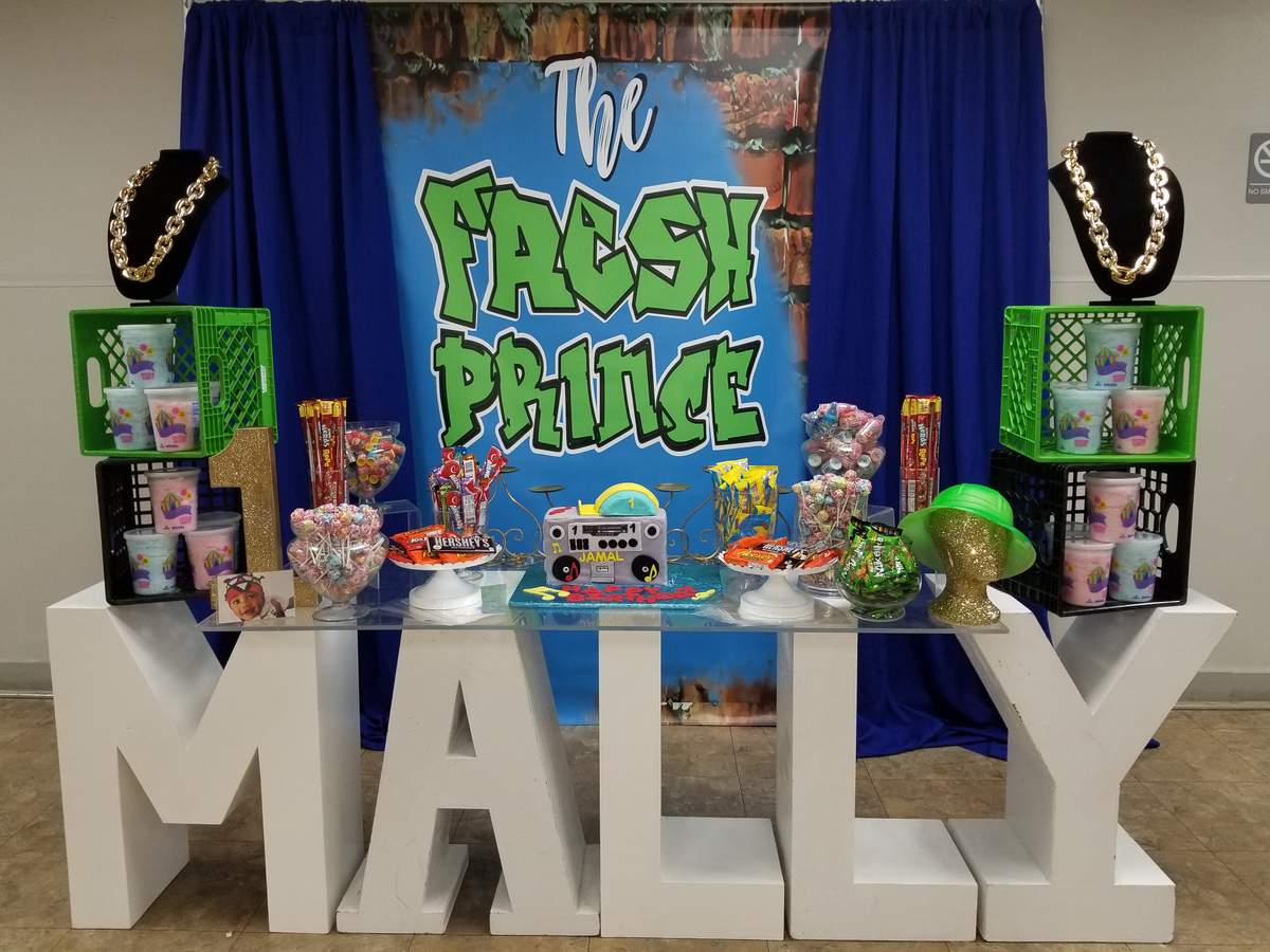 Fresh Prince of New Jersey Birthday Party Ideas Photo 2 of 6 Catch
