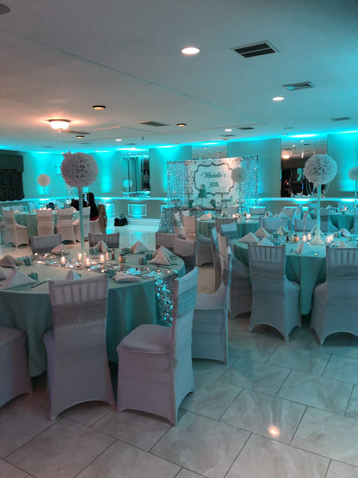 Michelle Tiffany's 30th birthday party - Tiffanys inspired 
