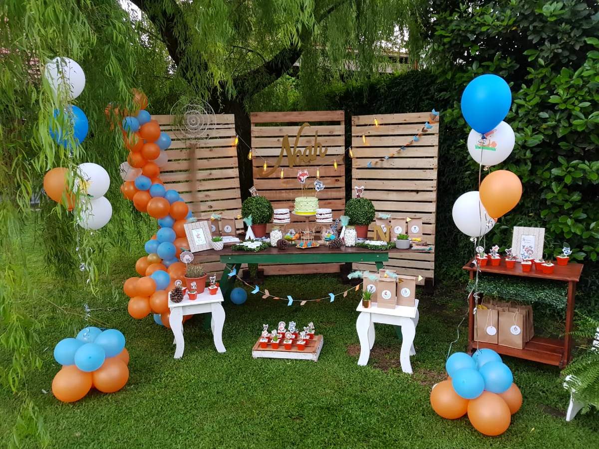 El Baby Shower de Noah - Animales de Bosque