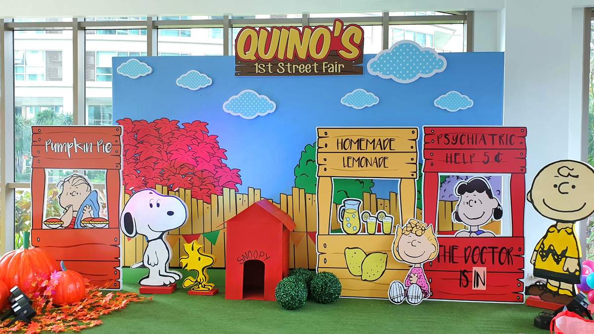 Quino's Snoopy Street Fair Birthday Party - Peanuts & the Gang