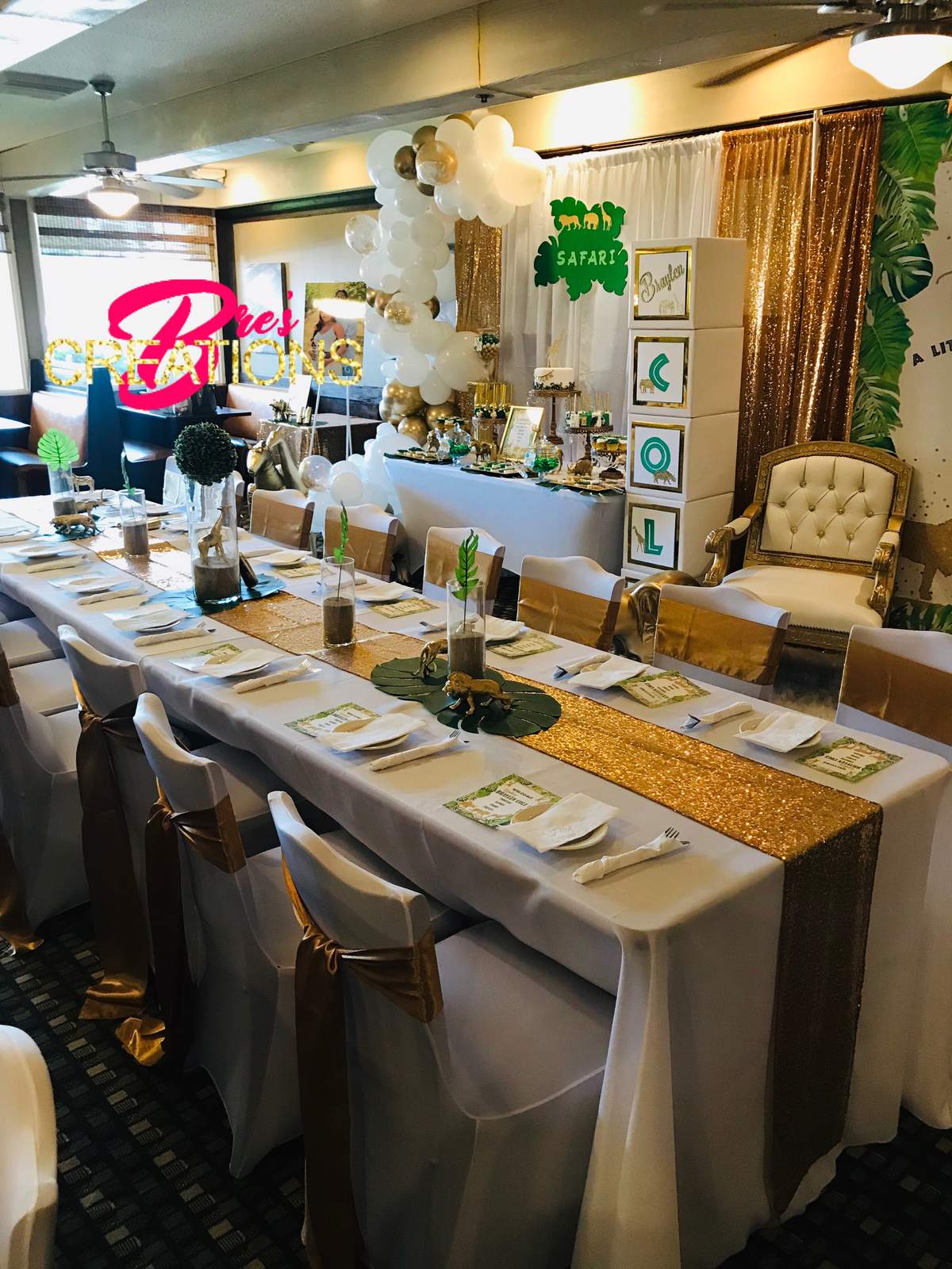 Tanae & Patrick’s Baby Shower  - Safari Baby Shower