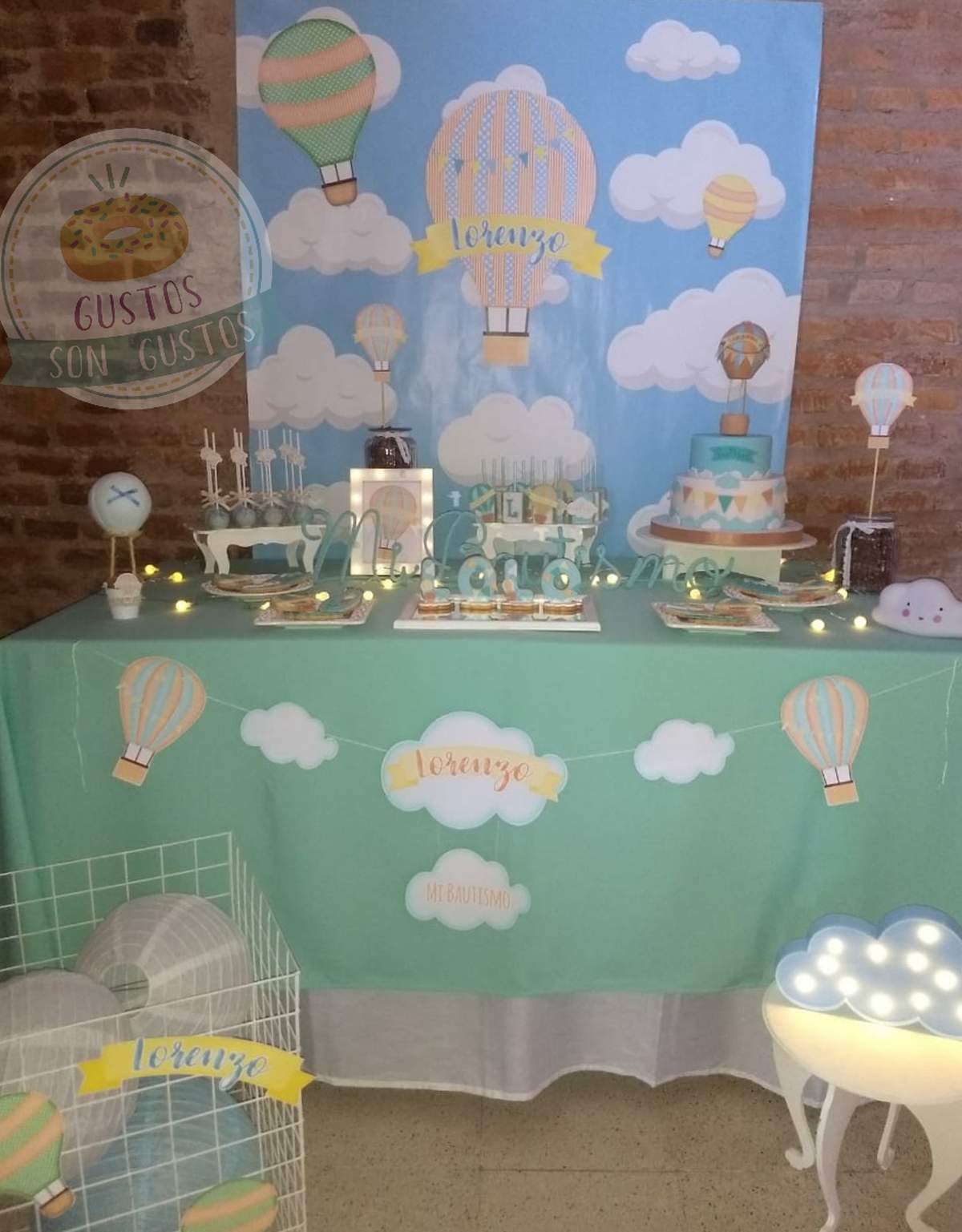 Bautismo para Lorenzo - Globos Aerostaticos