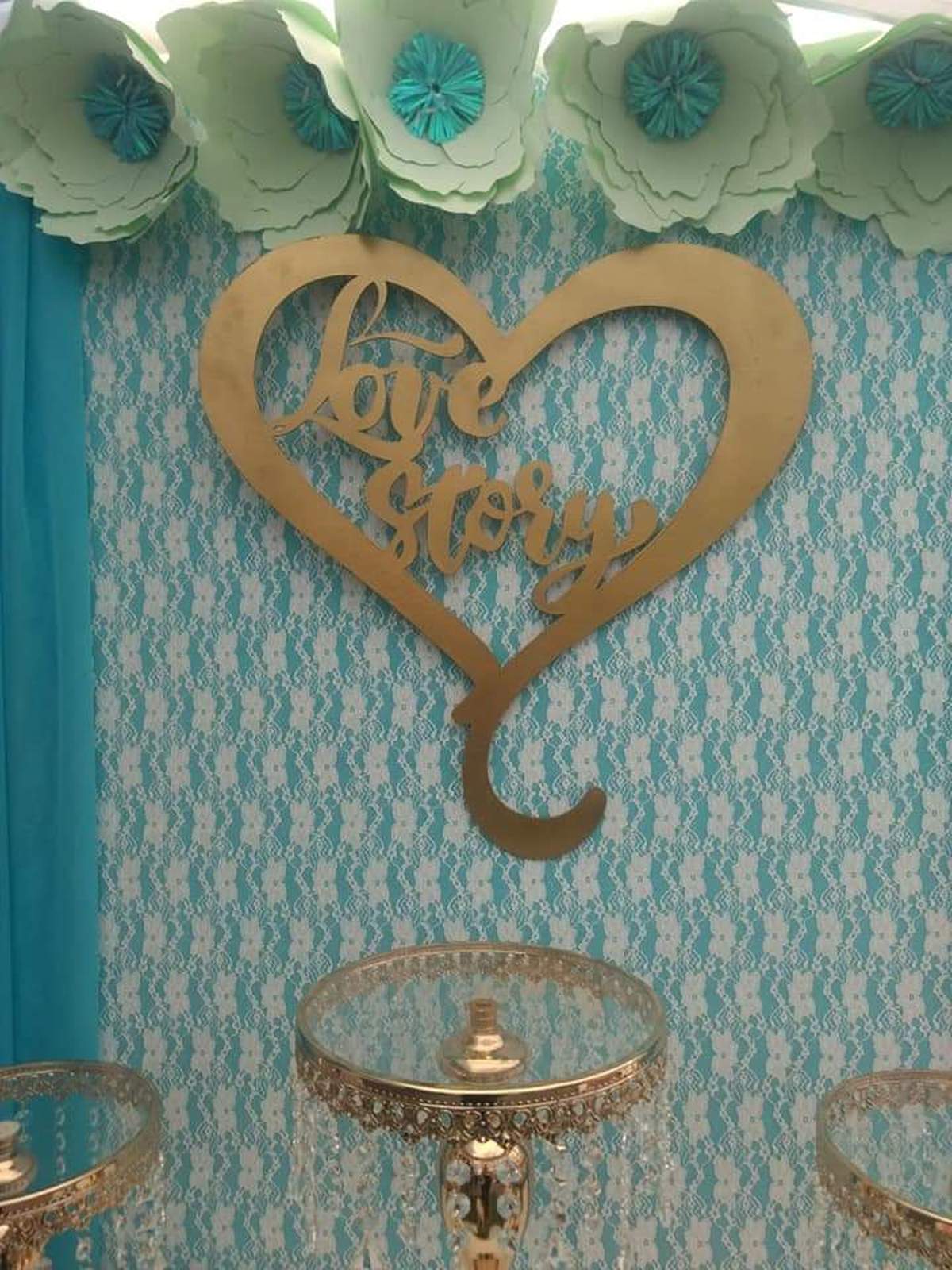 Historia de Amor - Decoración  candy bar