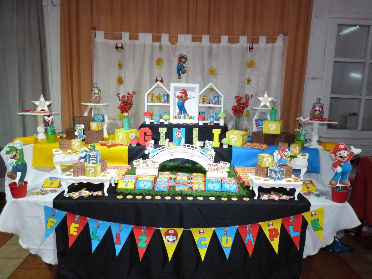 Giuliano's Super Mario Birthday Party - Super Mario Bros